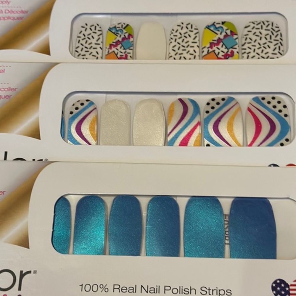 Three sets of new Color Street nail sets
